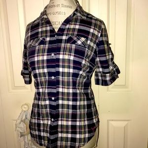 American eagle outfitters size 10 plaid new